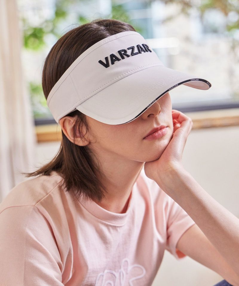 VARZAR(バザール)の「サンドイッチバイザーサンキャップ(帽子)」