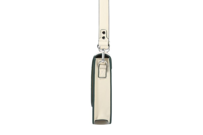 RECENT LOGO CROSS BAG_OATMEAL