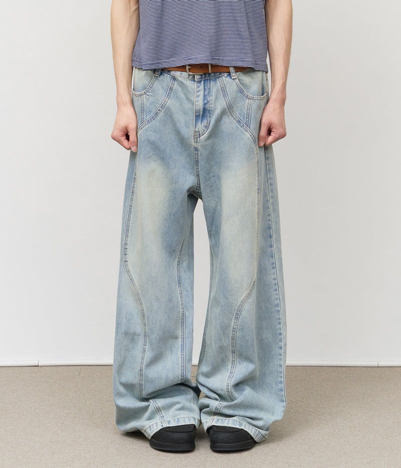 HIFIFNK(ハイファイファンク)の「Yuto Wide Denim(Pants)」