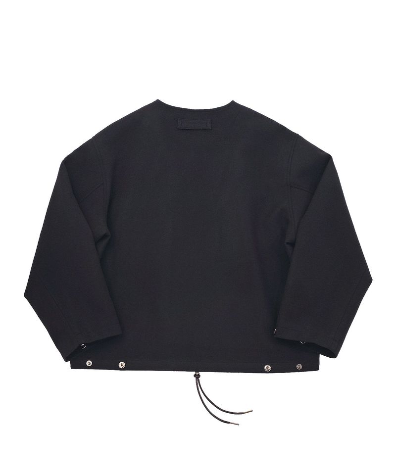 PURE-WOOL 90 Y ZIP-UP JACKET (Black)