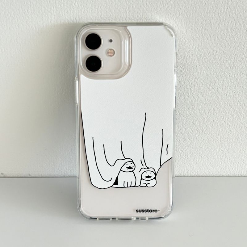 The cat that became a nun phone case