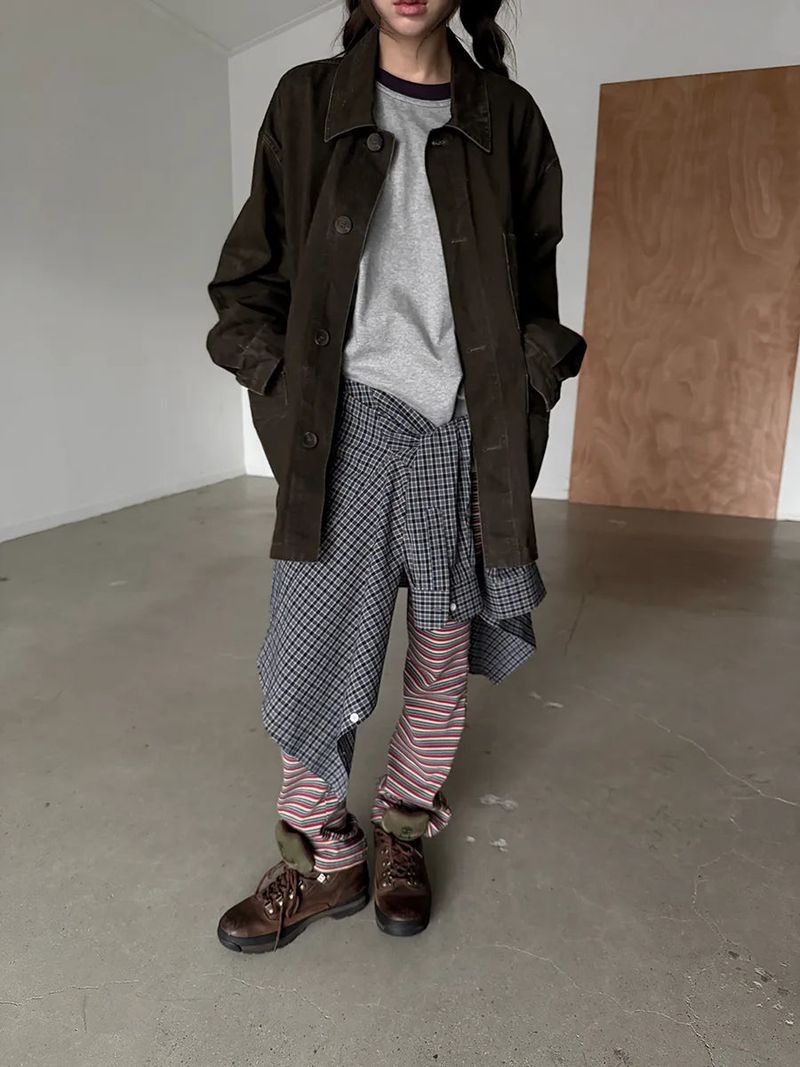 french mood peach jacket 