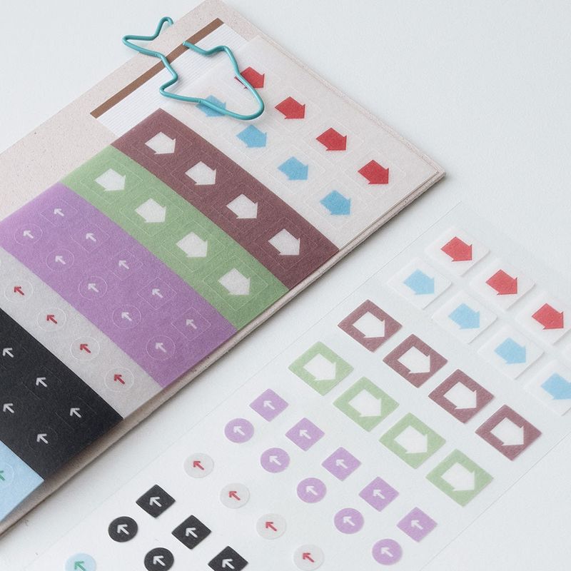 arrow masking sticker