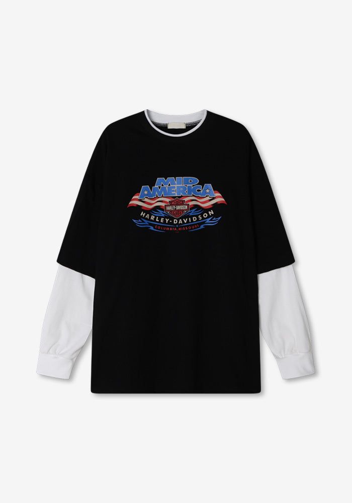 AMERICA Layered Long Sleeves