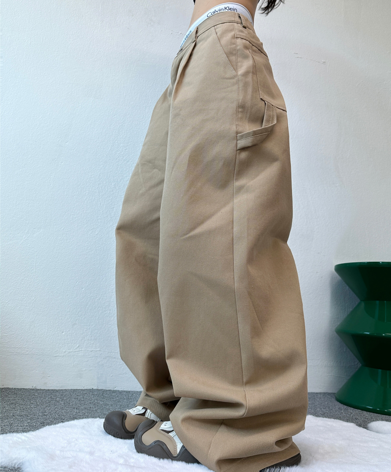 CARPENTER WORK BANDING PANTS🖤🩶💛 - 3 COLORS