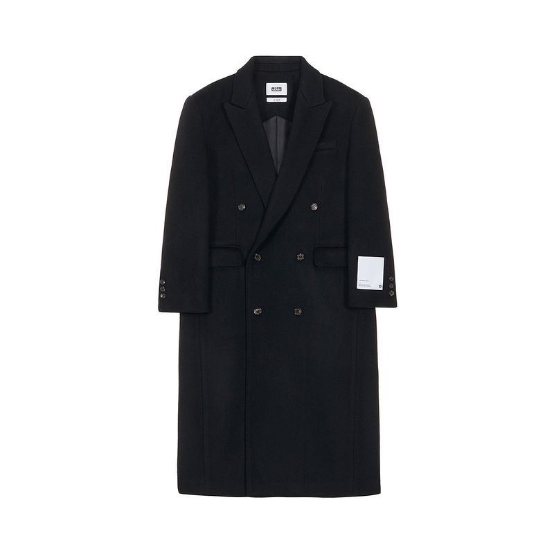 [23FW LSD COLLECTION] Cashmere Classic Double-breasted Coat_Black