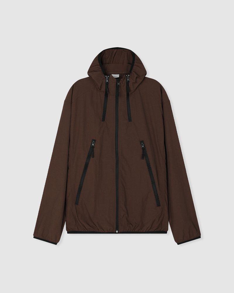 CALVET Zip-Up Hooded Windbreaker