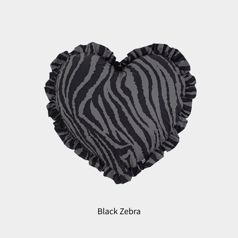 Heart Frill Cotton Cushions