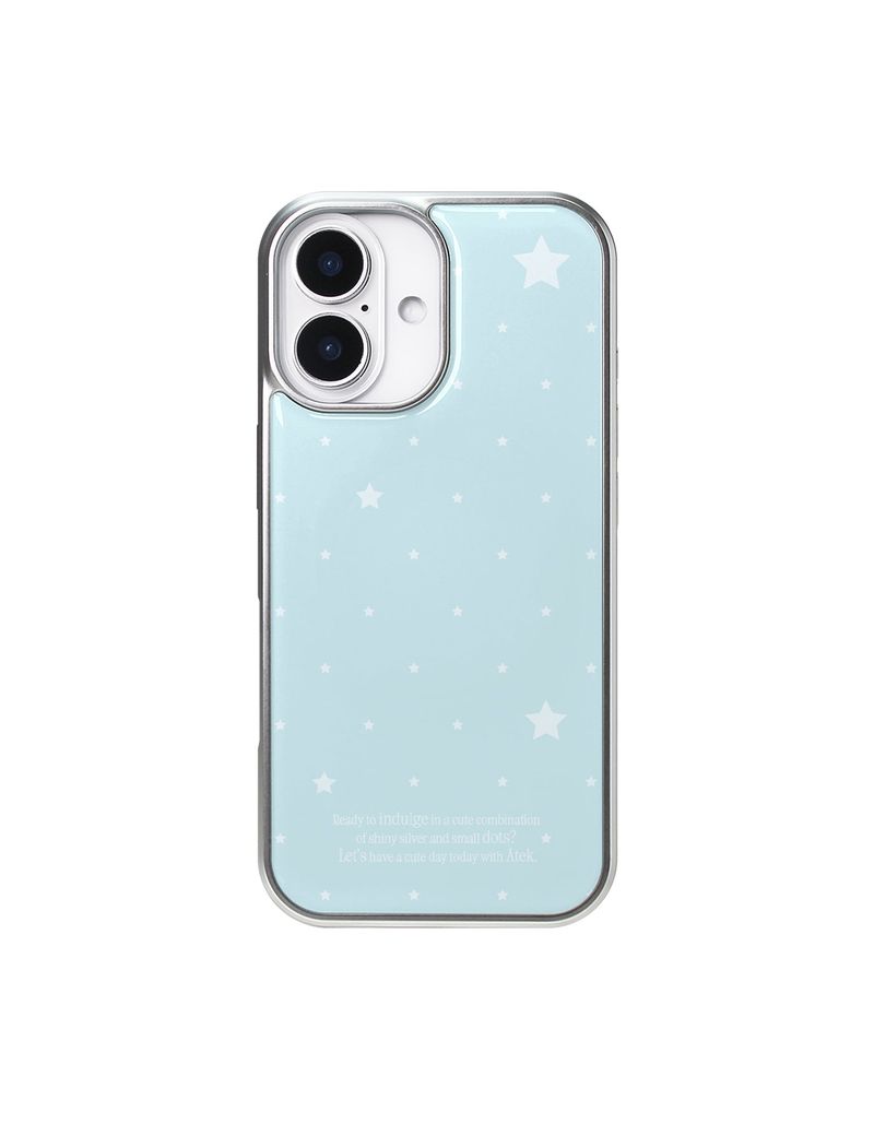 ATEK(アテック)の「Constellation Silver Epoxy Bumper Case(Blue)(Smartphone Accessories)」