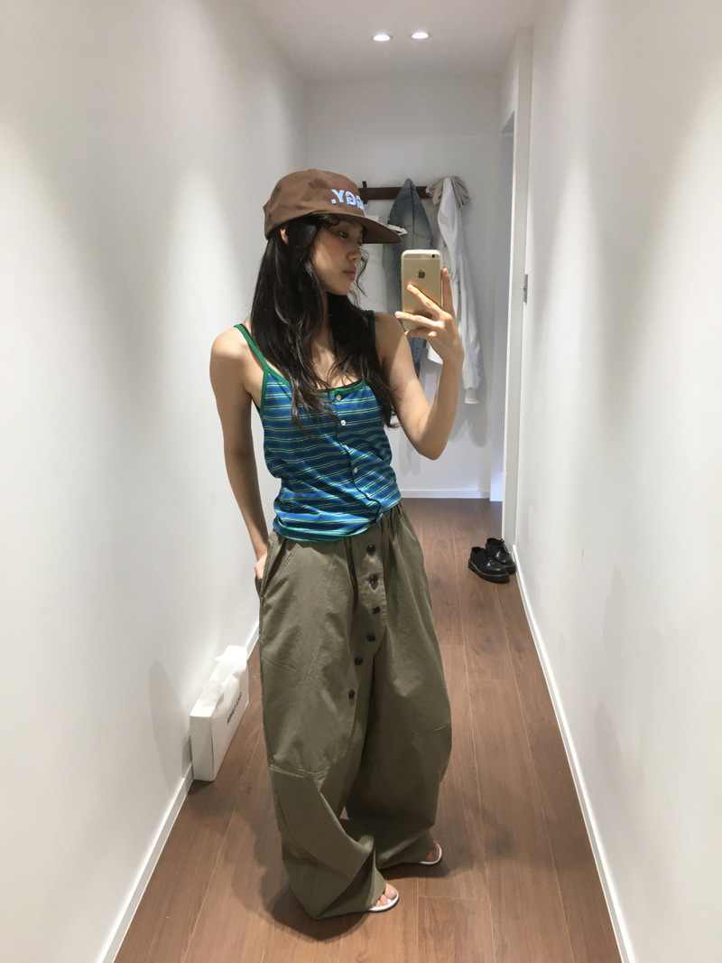 By Button Balloon Pants (2color)