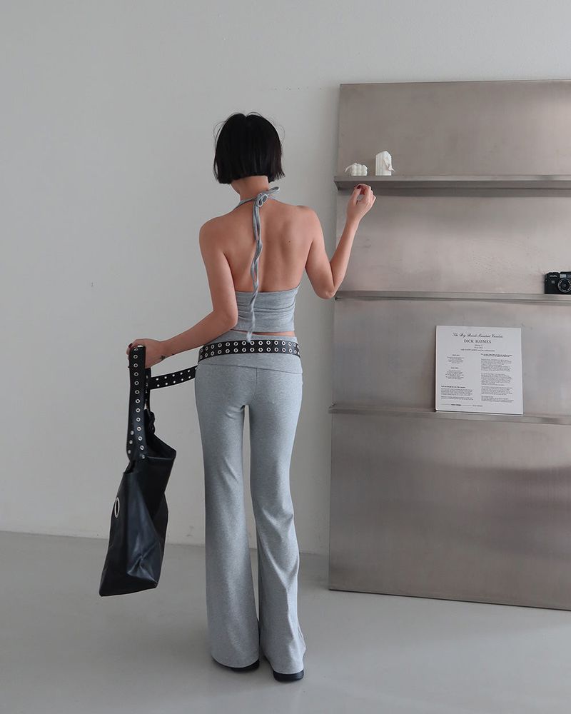 26ss Spring Pad Halterneck Sleeveless