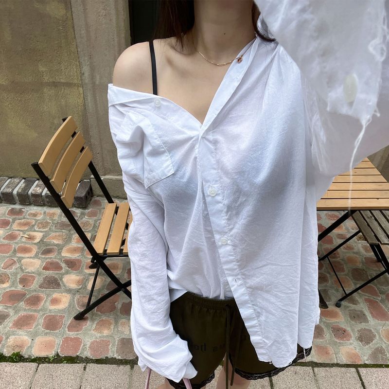 THE MYSTERIOUS HOTEL（ザ ミステリアス ホテル）の「SUMMER CUT- OFF BOY SHIRT（Tops）」