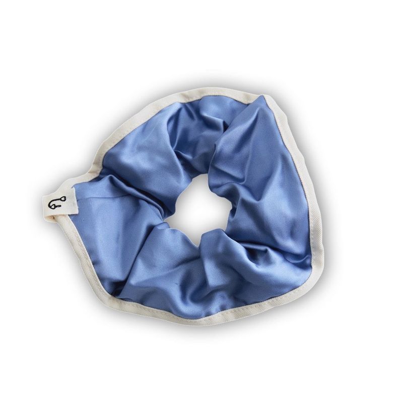 Colorful Line Satin Scrunchie