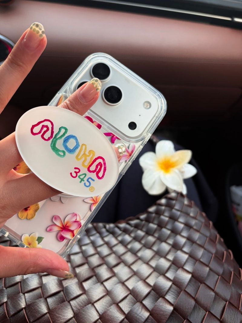(+MAGSAFE VER) ALOHA Clear Jell Hard Case / TREEFORFIVE345