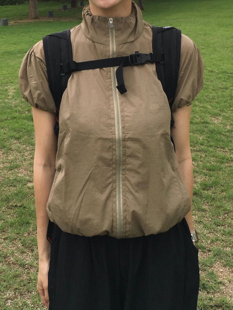 Puff Volume Half Zip-Up (2c)