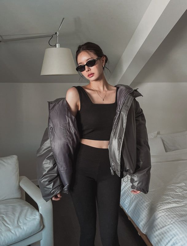 [set item] Maison fleece leggings set