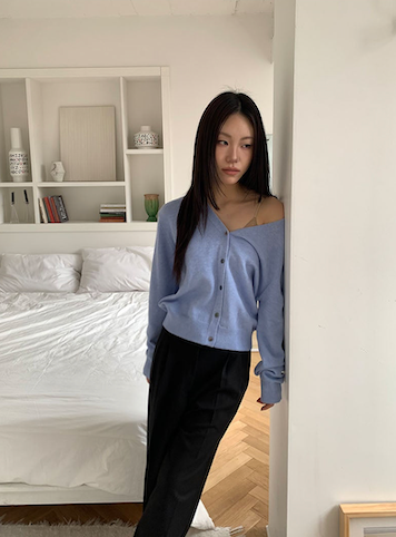 All day semi wide slacks(3color)