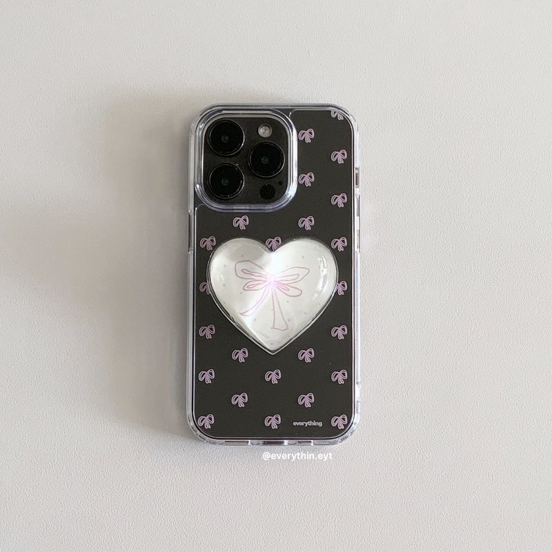 [jelly hard] ribbon pattern case