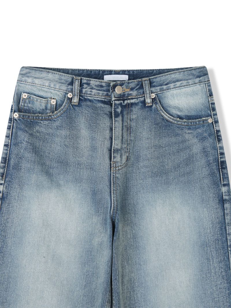 Milk Semi-Wide Denim Pants