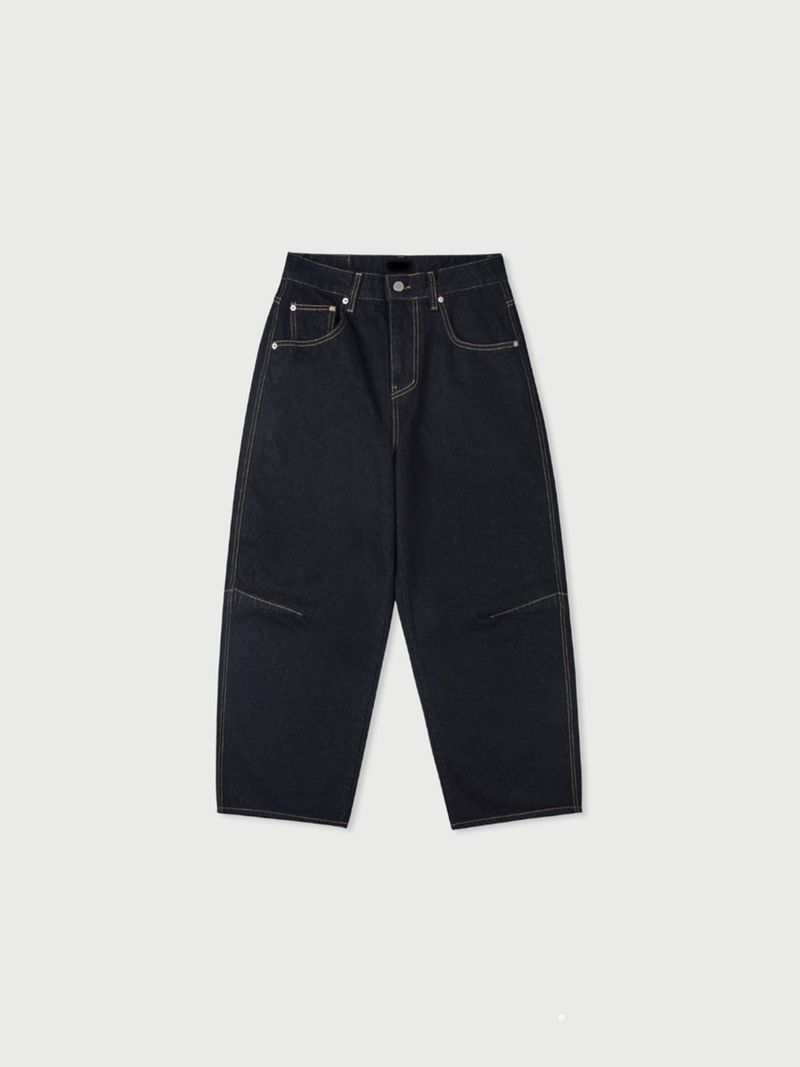 Dale pin raw denim pants