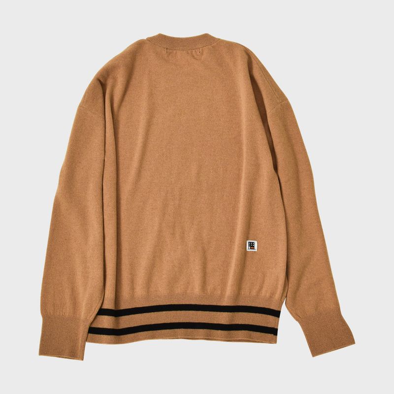 PUKING DOG KNIT SWEATER (BEIGE)