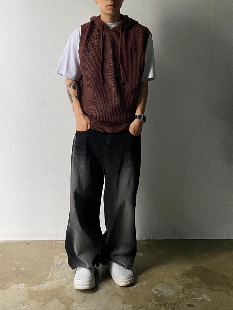 Net Hooded Vest 3C