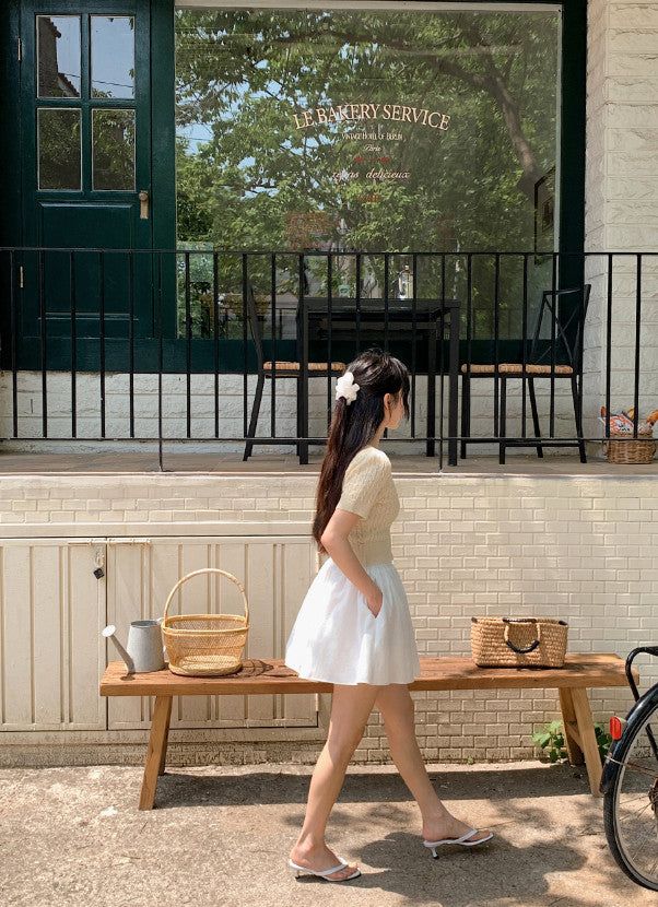 ML Summer Flare Mini Skirt Pants (2color)