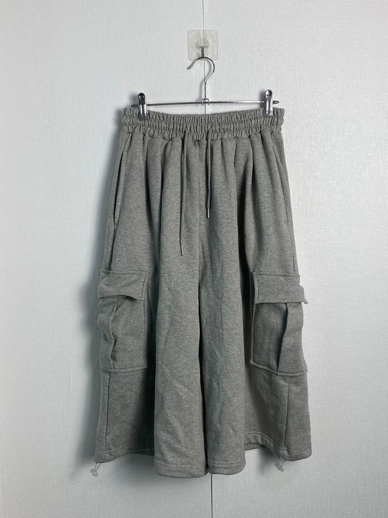 Terry Cargo Sweat String Half Pants 3C
