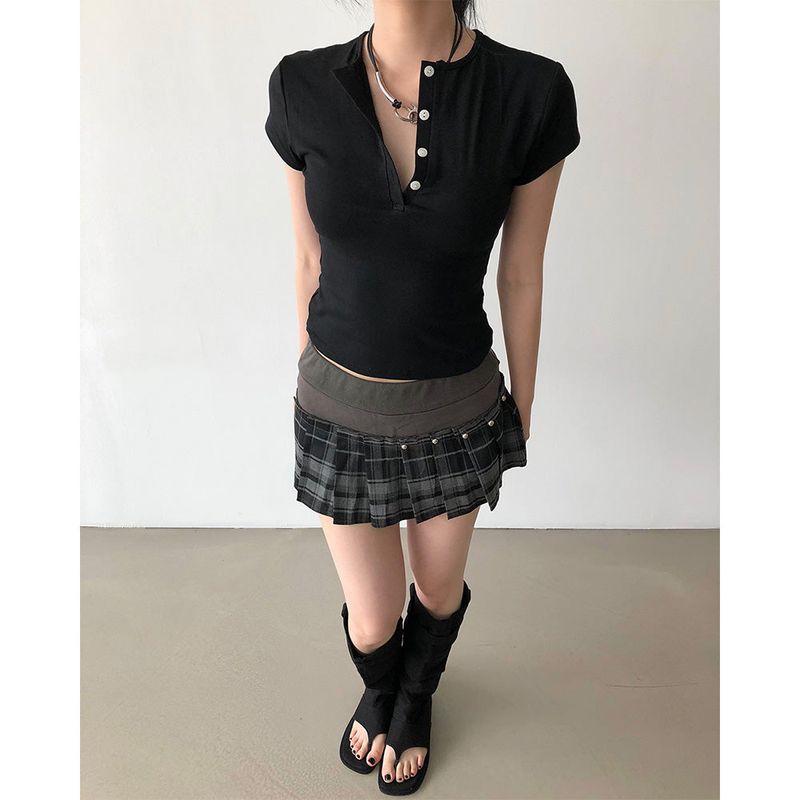 DEEP SWAY（ディープ スウェイ）の「Sleek Button T（Tops）」