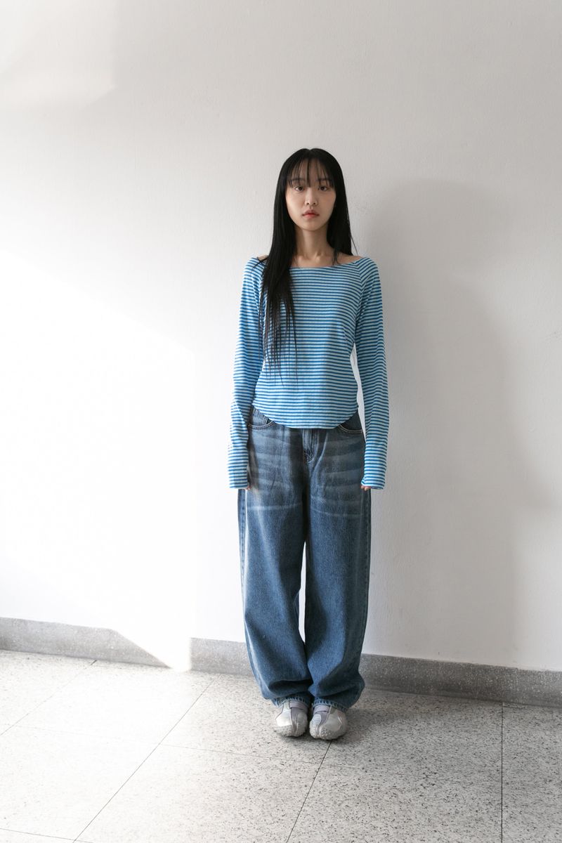 cats balloon denim pants(S-L)