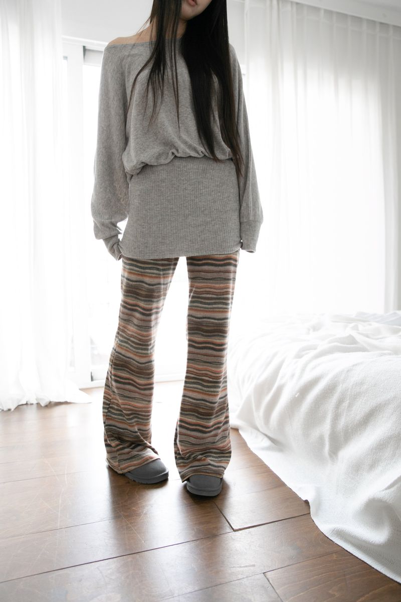 kitch stripe banding pants(2colors)