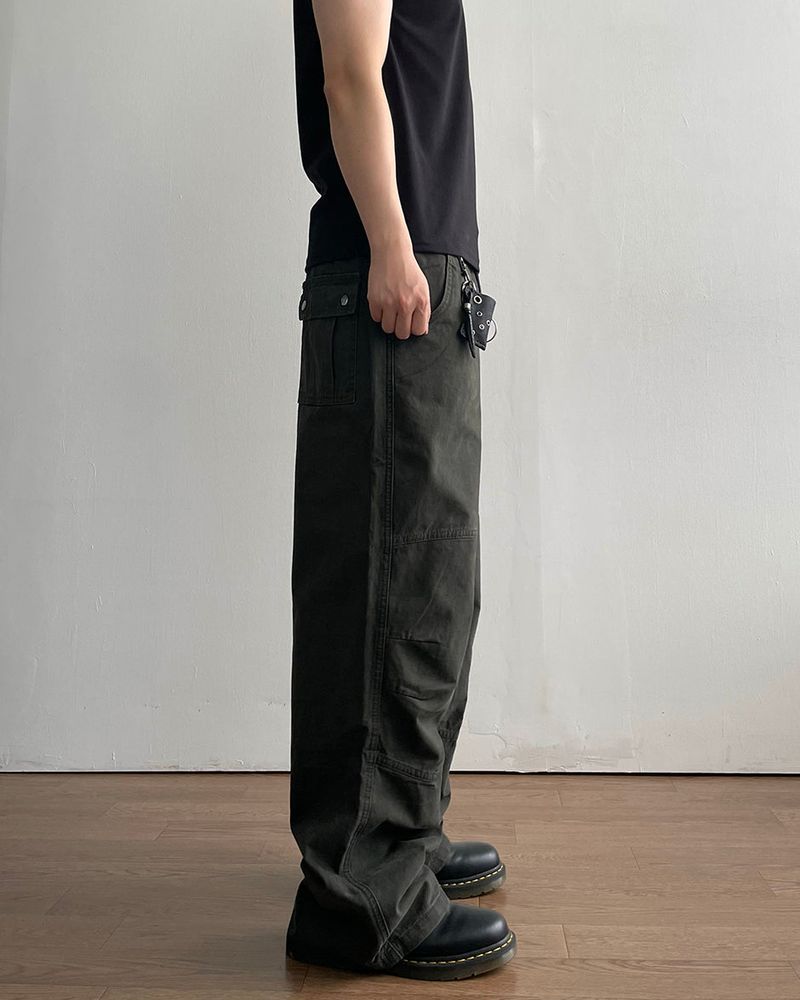 Season Panel Washed Pants