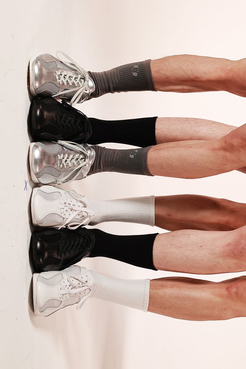[Lab Series] Spider Leather Sneakers Black