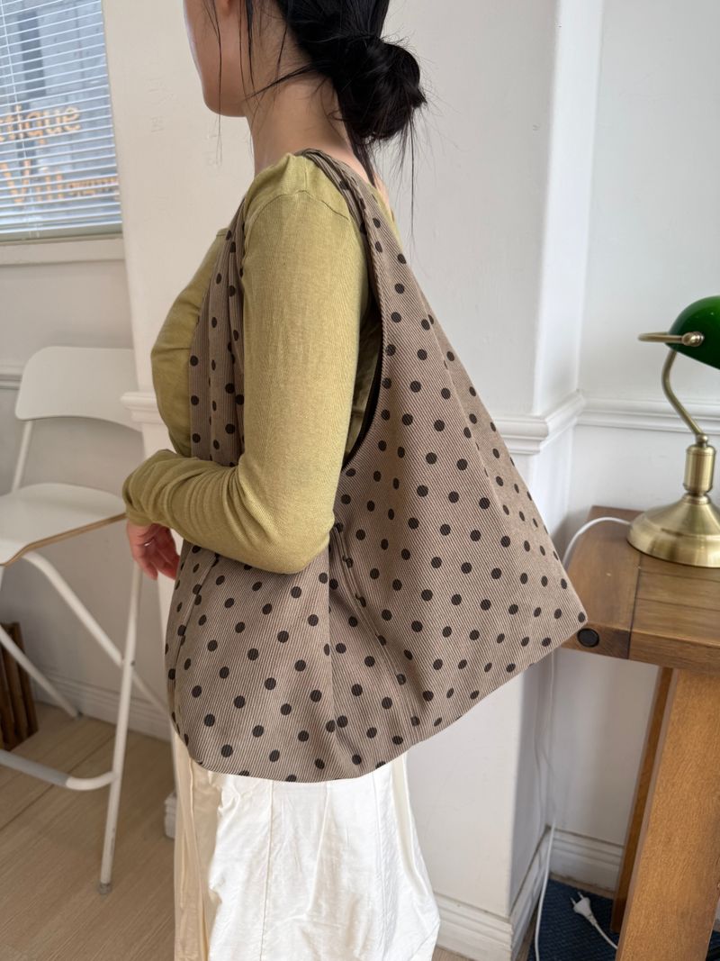 coferry(コフェリー)の「Cordu dot bag (brown)(Bags)」