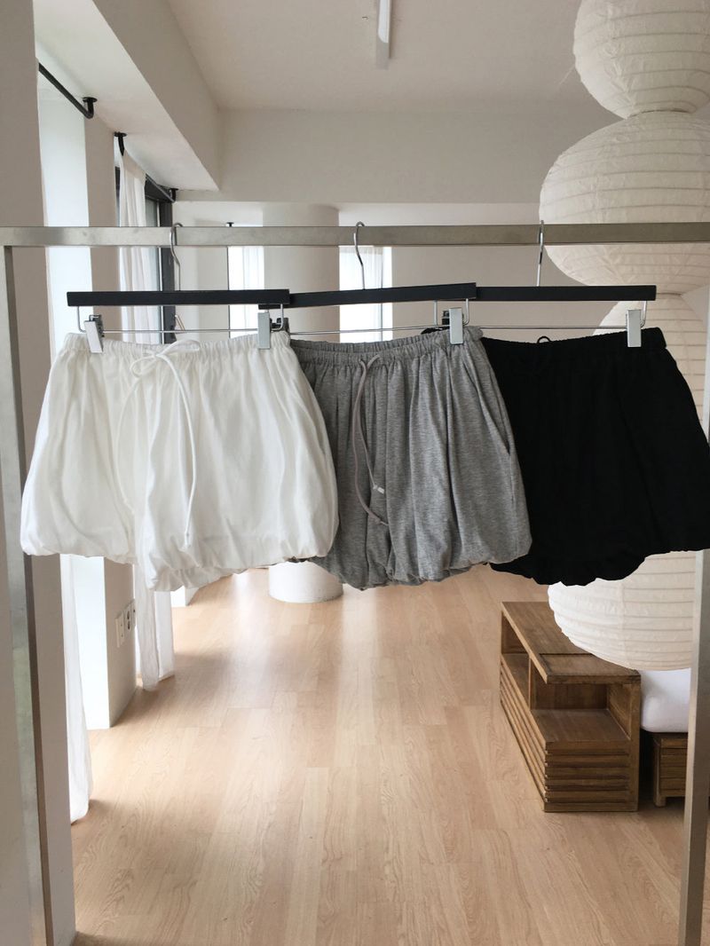 nobiyaka（ノビヤカ）の「Bubble sweat shorts（Pants）」