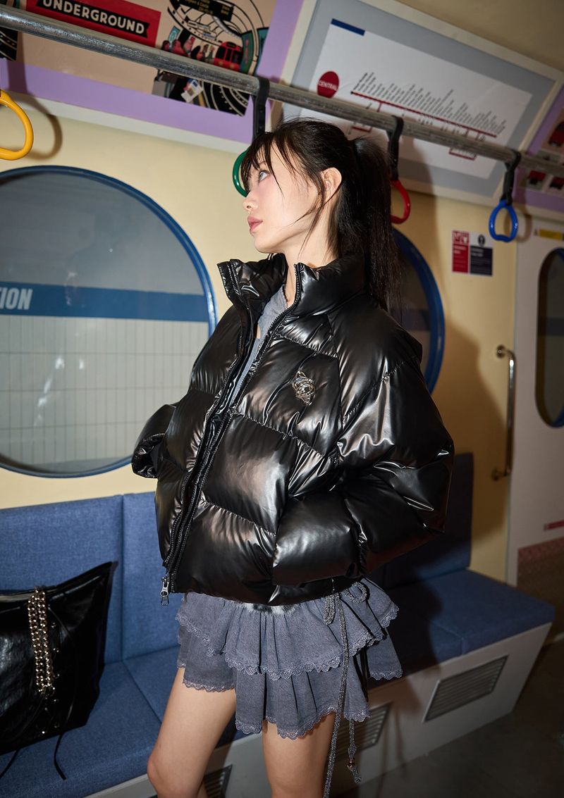 high beam puffer jk - black