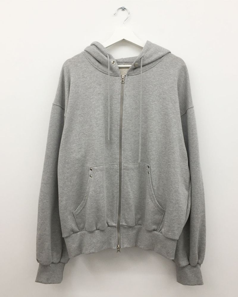 エルボーパッチフードジップアップ (3color)