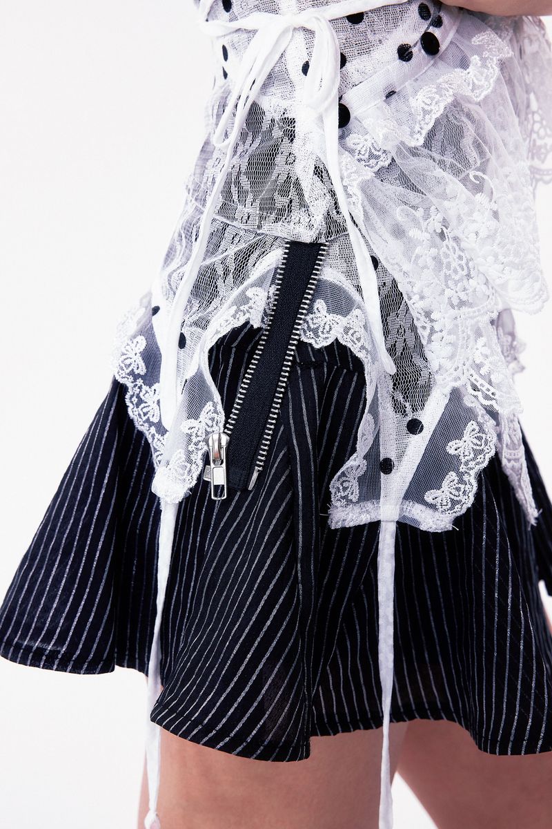PLÜF Godet Base Skirt (Black)