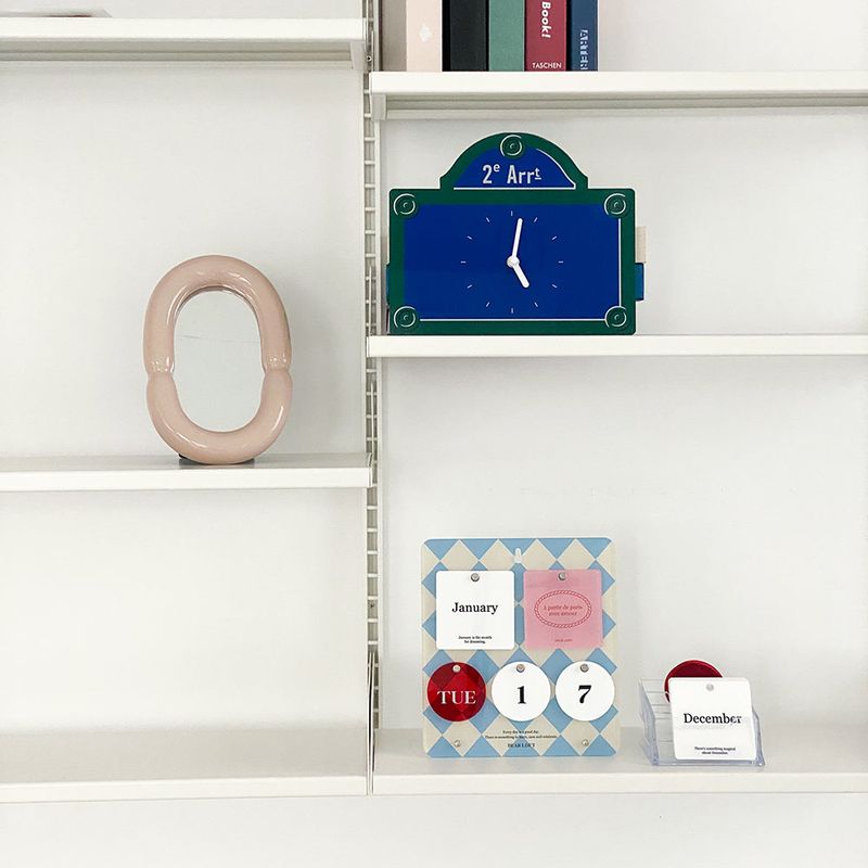 DEAR MY DAYS Perpetual Calendar - Blue Tiled