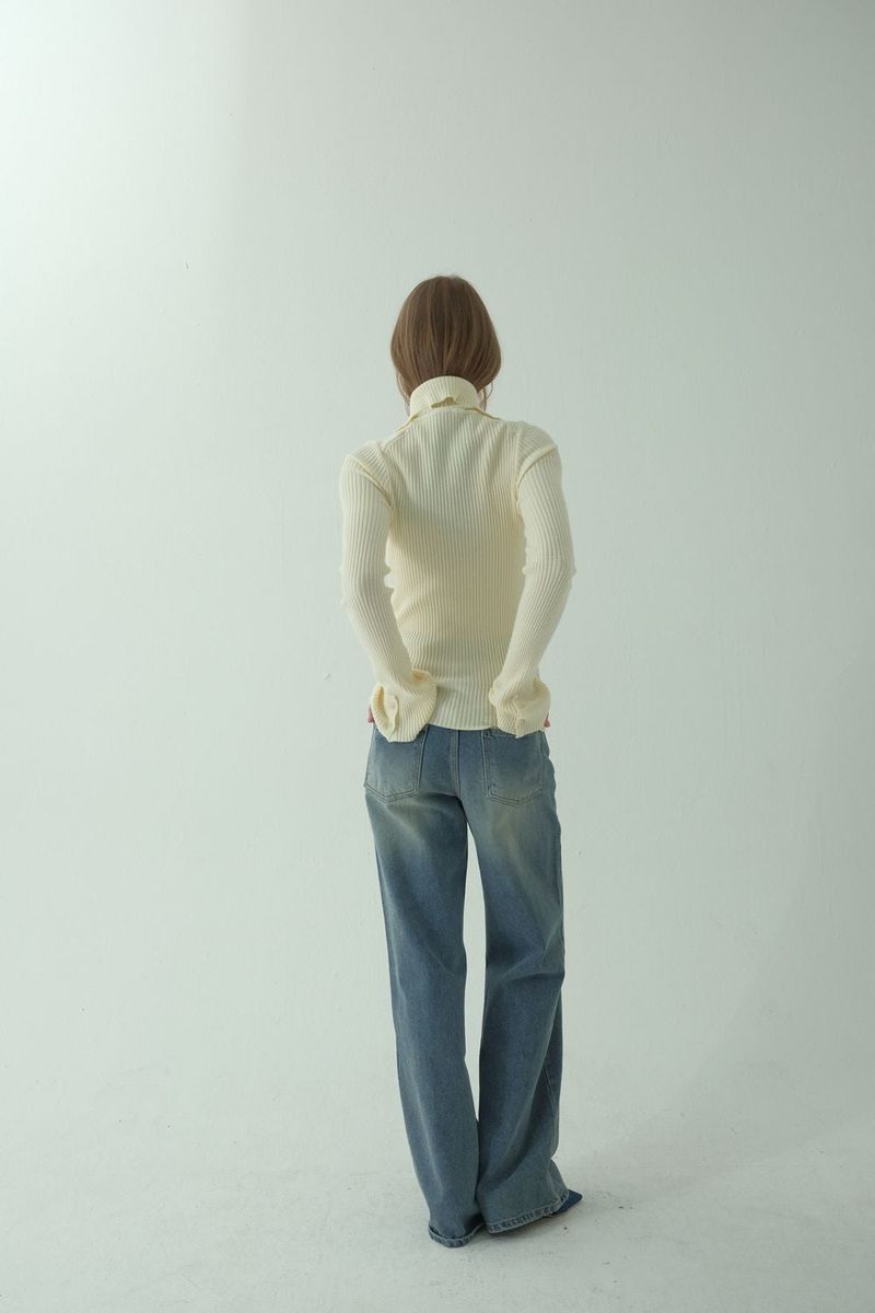 SAILOR RIBBED KNIT PULLOVER_IVORY