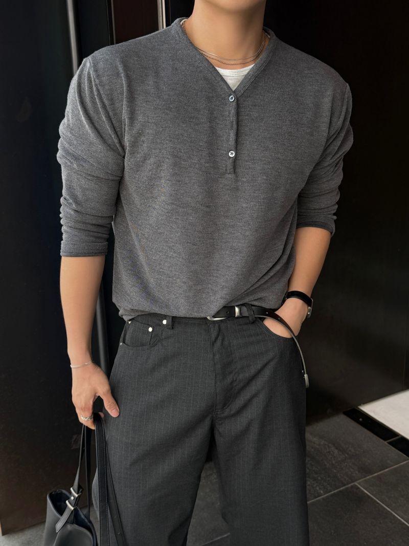 AVAND(アバンド)の「Port button layered knitwear(Tops)」