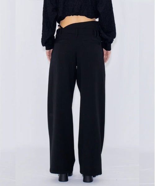 STRING WIDE TROUSERS