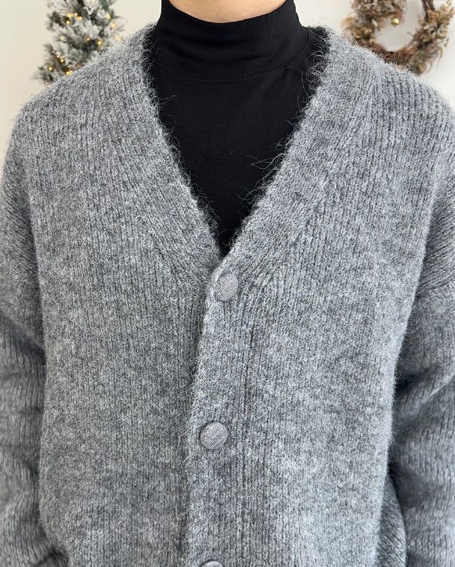 Lato Brush Hairy Cardigan