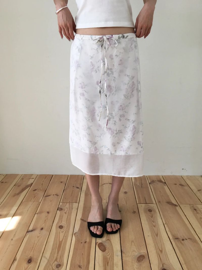 nobiyaka（ノビヤカ）の「ユジュ シアー ミッド スカート（スカート）」