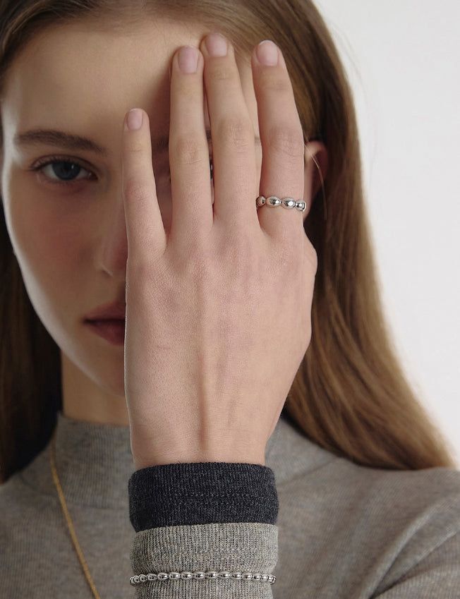 26SS★ Ice Cushion Silver (W) Ring L