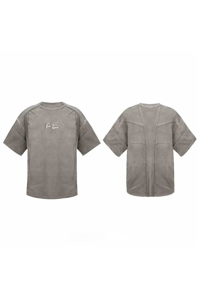 Vintage Washed Gradient Cotton Tee