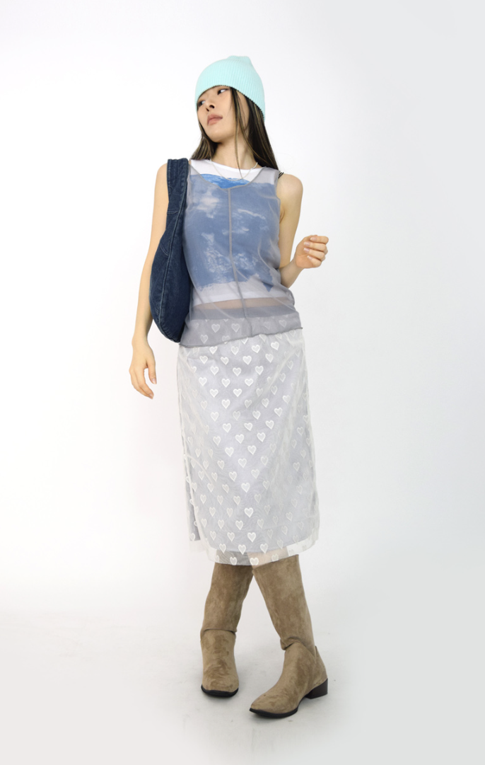 graffiti sleeveless(3color)