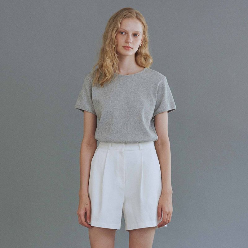 Waffle half t-shirt