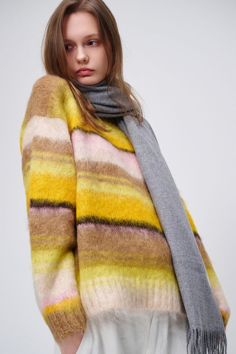 MARIEBEAR muffler_lightgrey