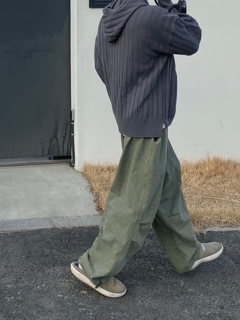Pigment Wash Balloon Pants 3C